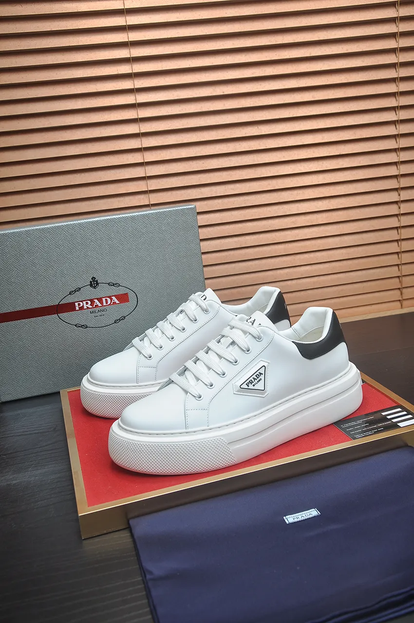 Men's shoes 💰580💶【PRADA】Top original, new season, high quality original goods, top imported calfskin with original imported glue, imported cowhide inside with original cowhide feet, original outsole! Quality guaranteed! Code 38-45 (45 customized)